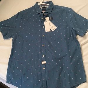 “Denim & Flower” Button down